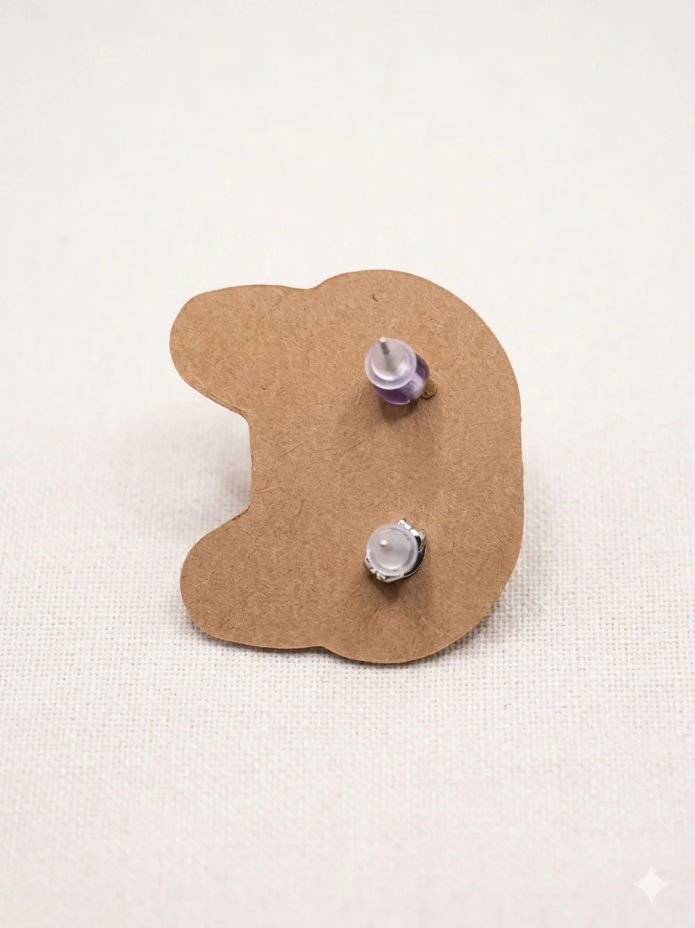 Shiny Rose Stud Earrings - Pink Floral